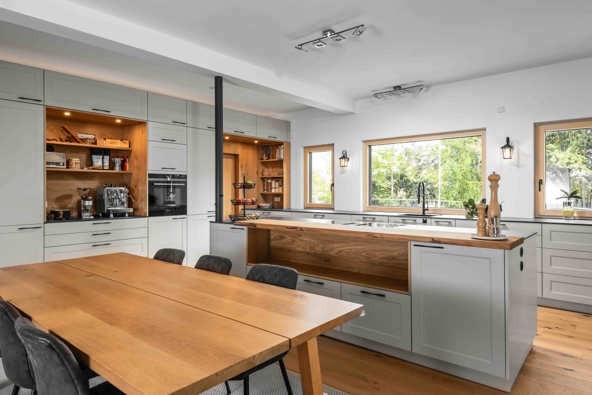 Landhausküche im modernen Style Manhattan Grau Classico